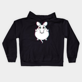 The Roundest Rat (Glitched Version) Kids Hoodie